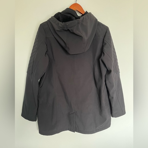 Lily Morgan Women's Black Hooded Jacket size large - Picture 5 of 5